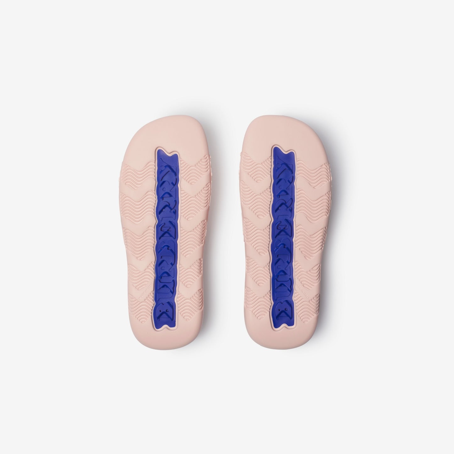 Burberry Embossed Check Dive Slides in Gloss