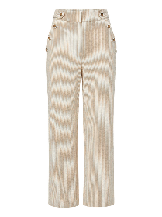 Veronica Beard Hunter Pants in Khaki/White