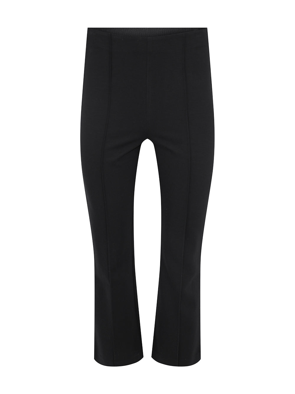 Margaret O'Leary Cropped Flared Pants in Black