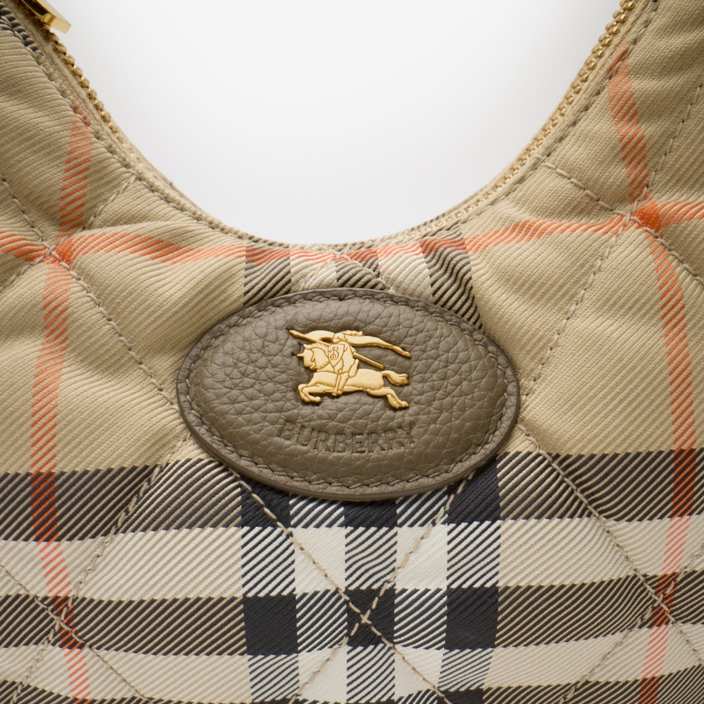 Burberry Horseshoe Crossbody Bag in Sand