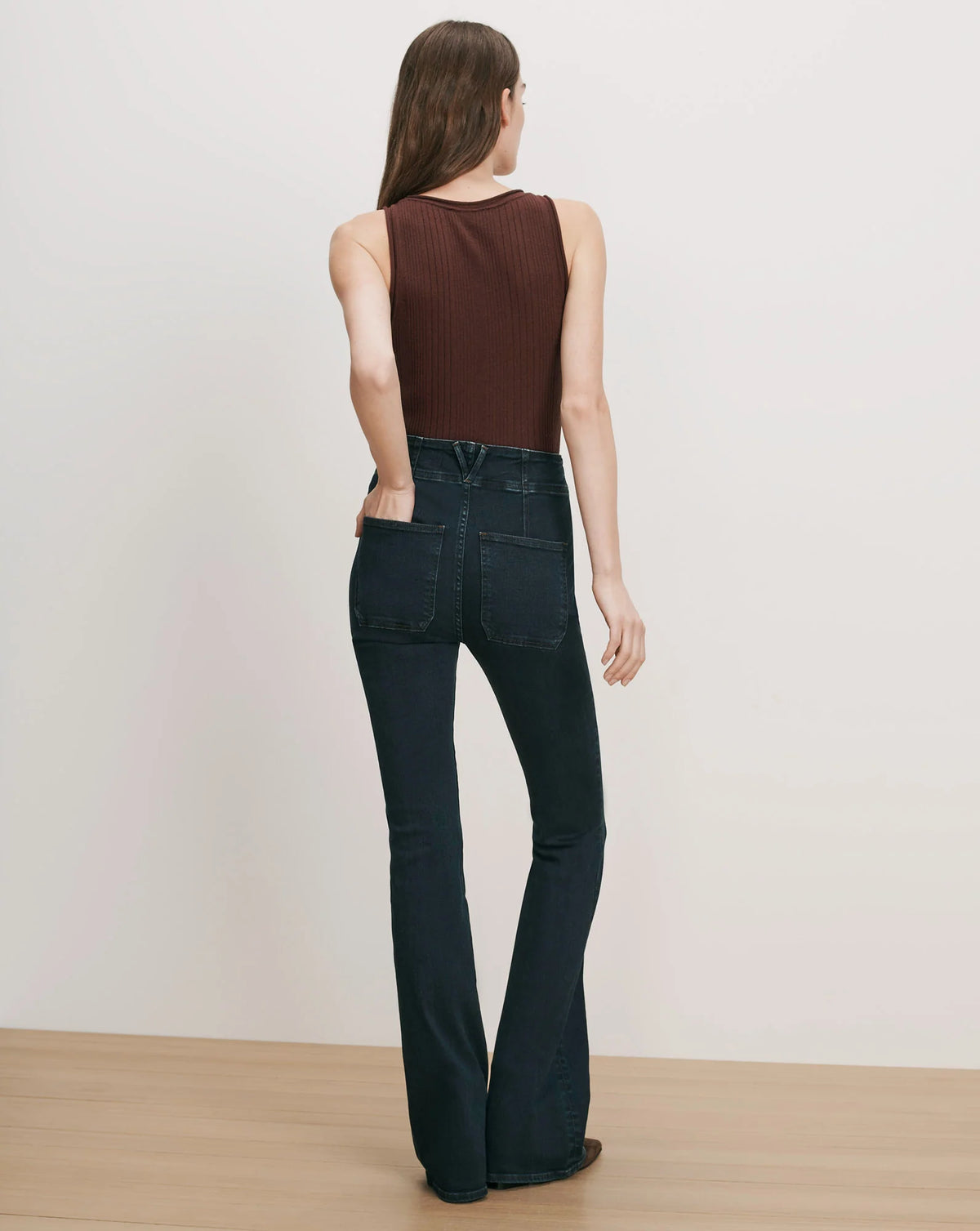 Veronica Beard Birke Knit Tank in Burgundy