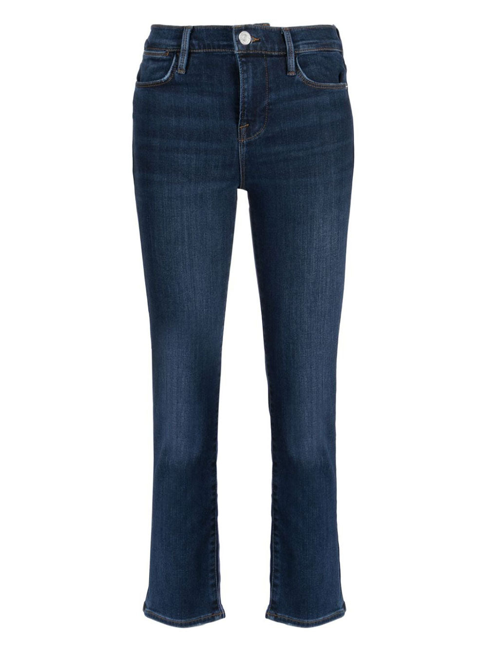 Frame Le High Straight Jeans in Majesty