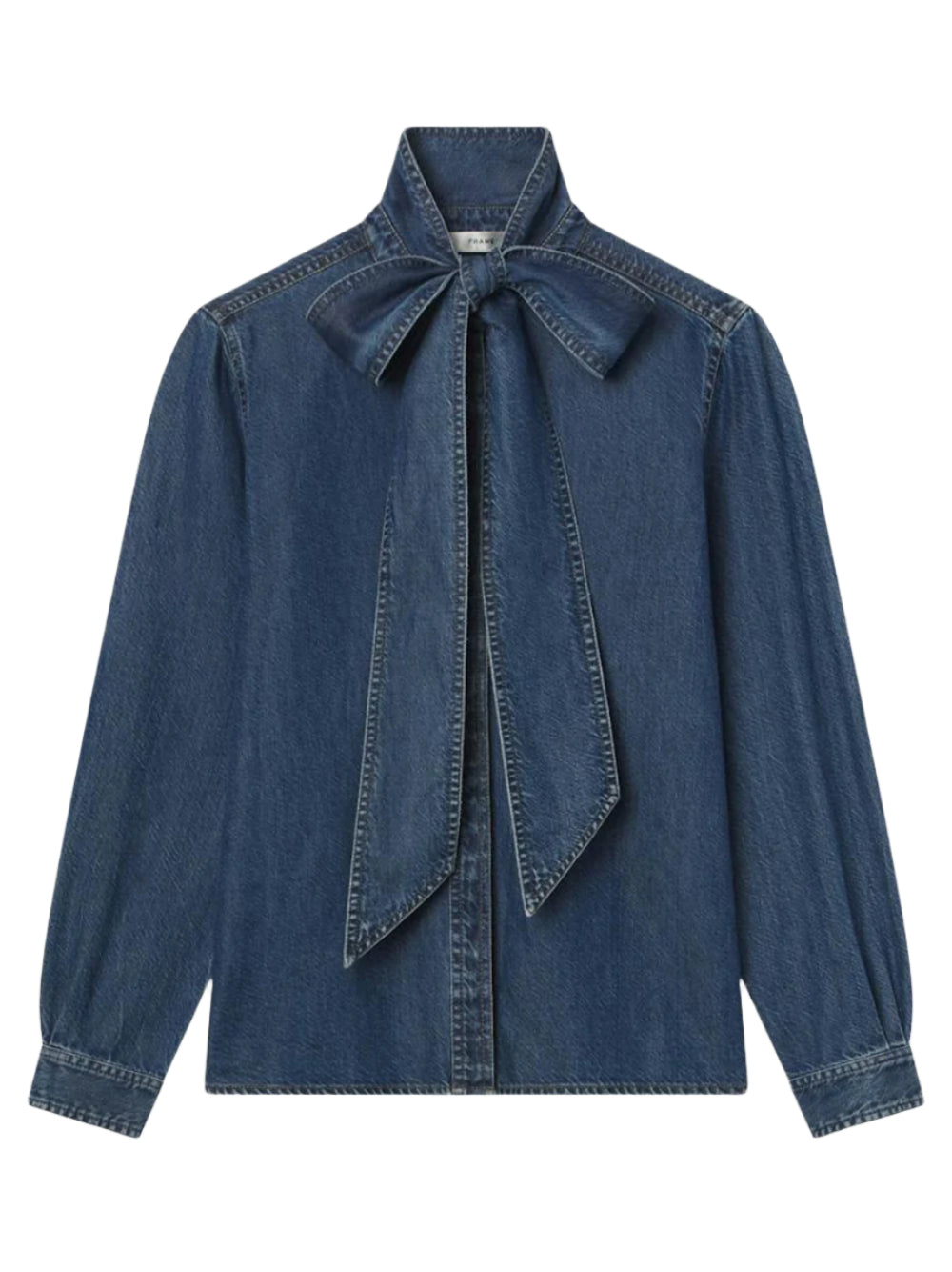 Frame The Secretary Blouse in Babydoll