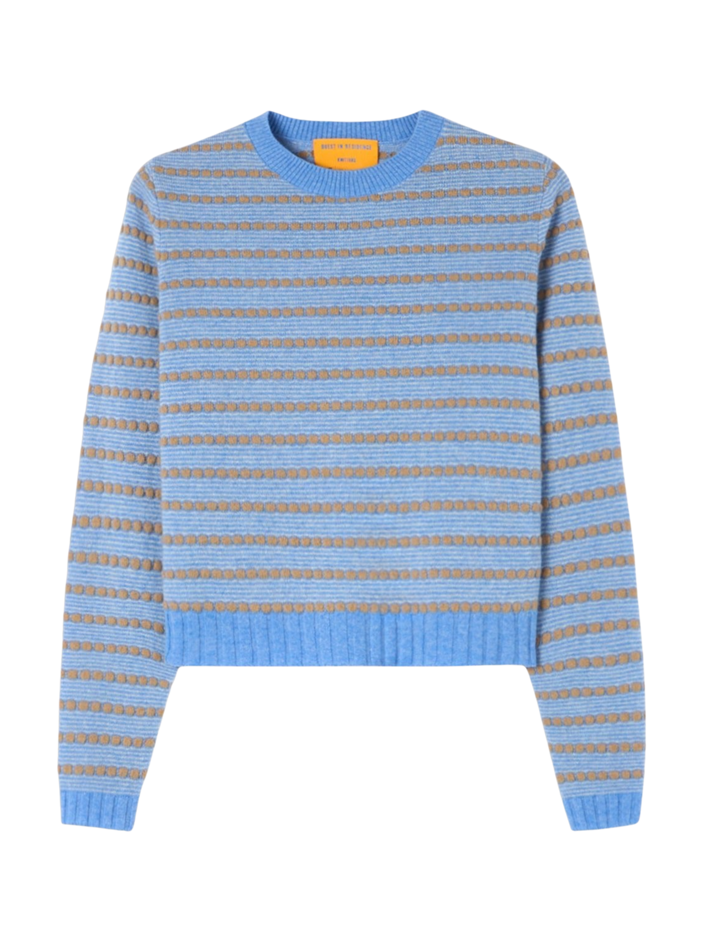 Pebble Stripe Shrunken Crew