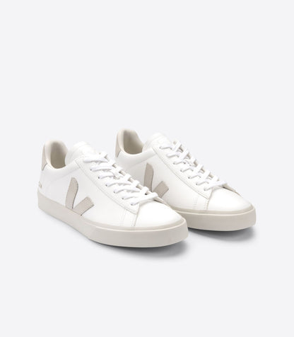 Veja Campo Chromefree Sneaker in Extra-White/Natural Suede