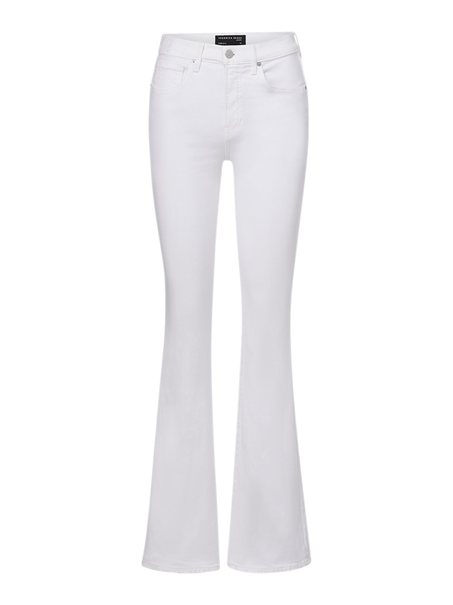 Veronica Beard Beverly Skinny Flare in White