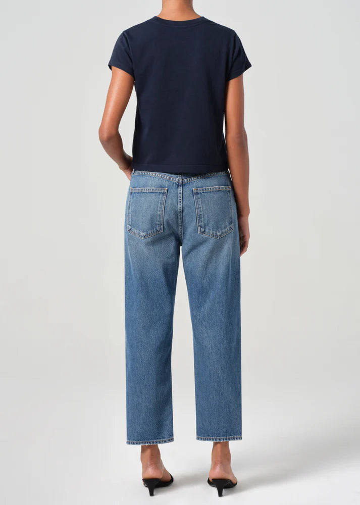 Agolde 90's Mid Rise Crop in Essence