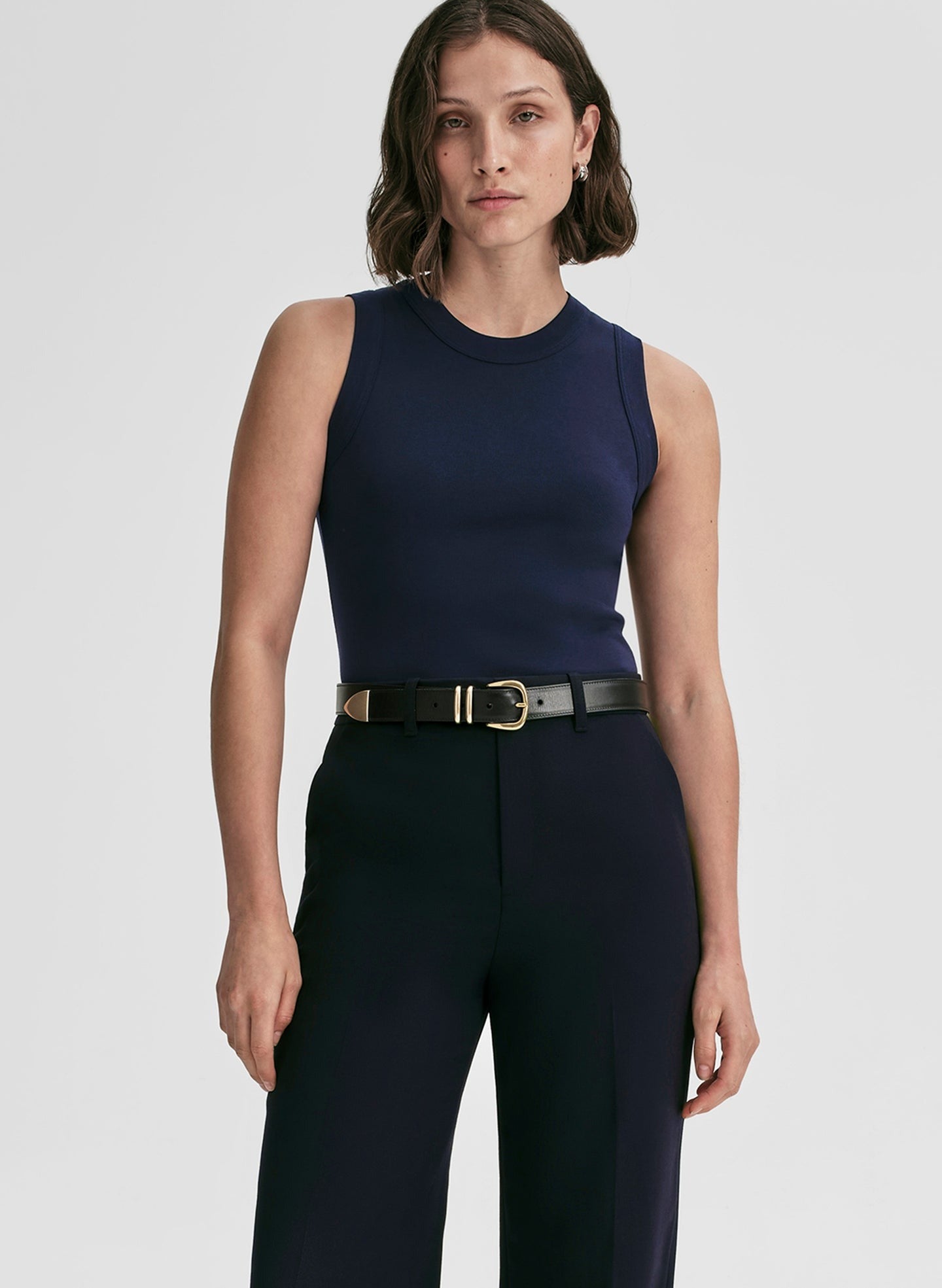 ALC Hadley Cotton Rib Tank in Maritime Navy