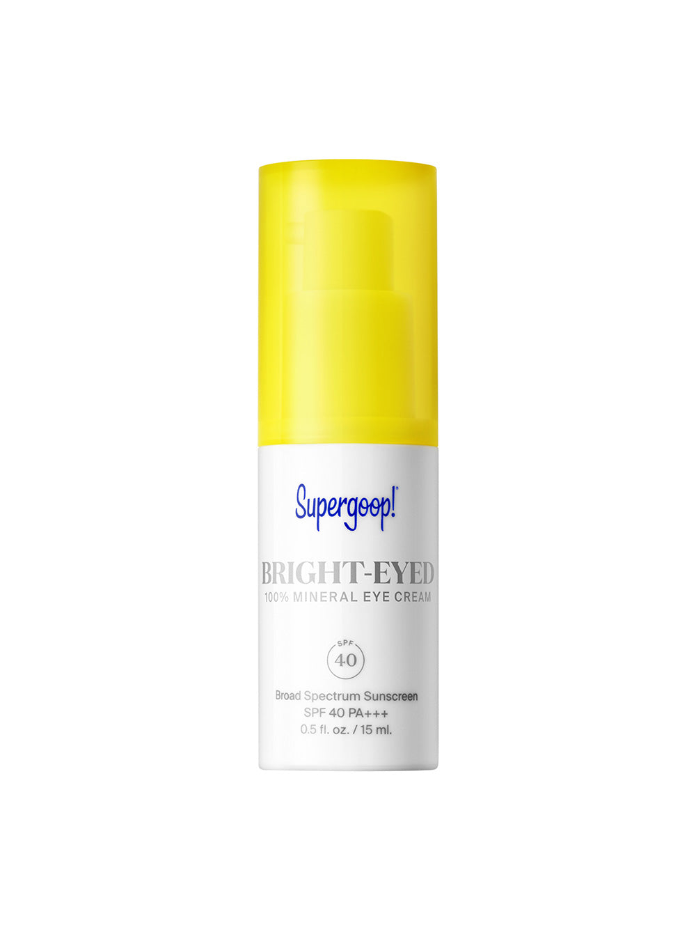 Supergoop Bright Eyed 100% Mineral Eye Cream SPF 40
