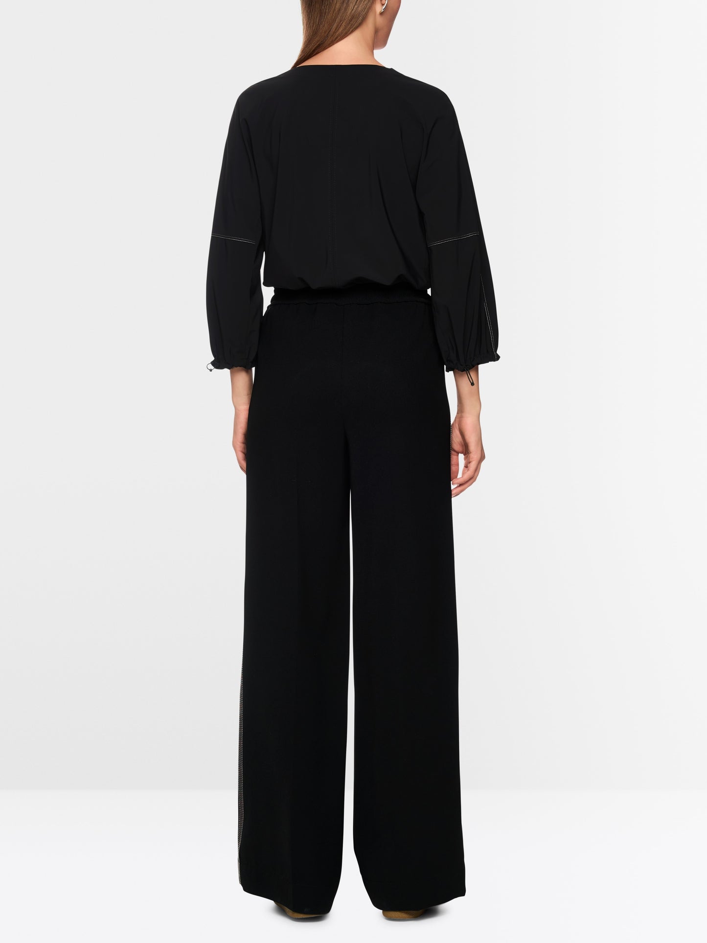 Marc Cain ‘Rethink Together’ Sporty Shirt in Black