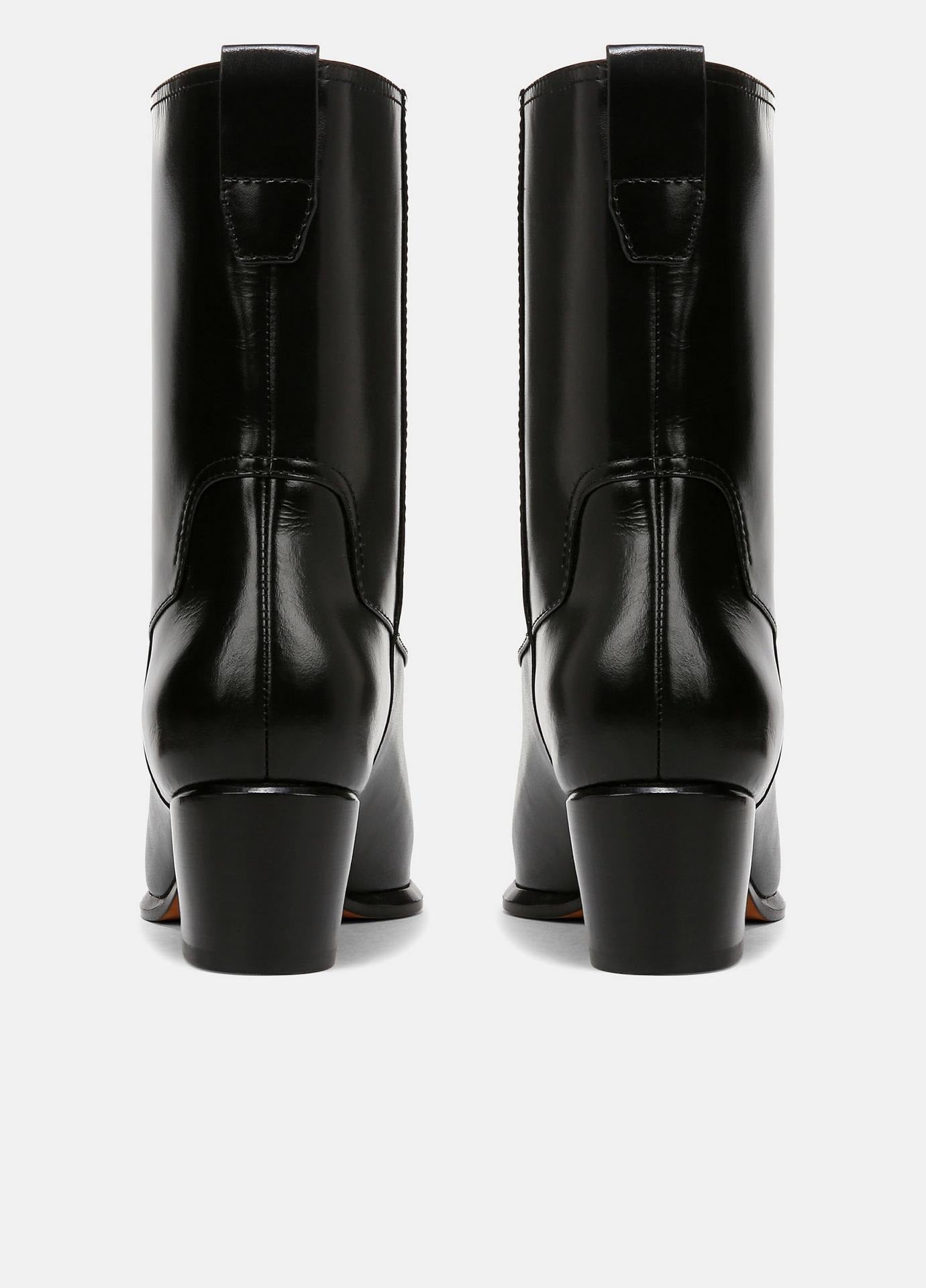 Vince Arlington Western Bootie in Black