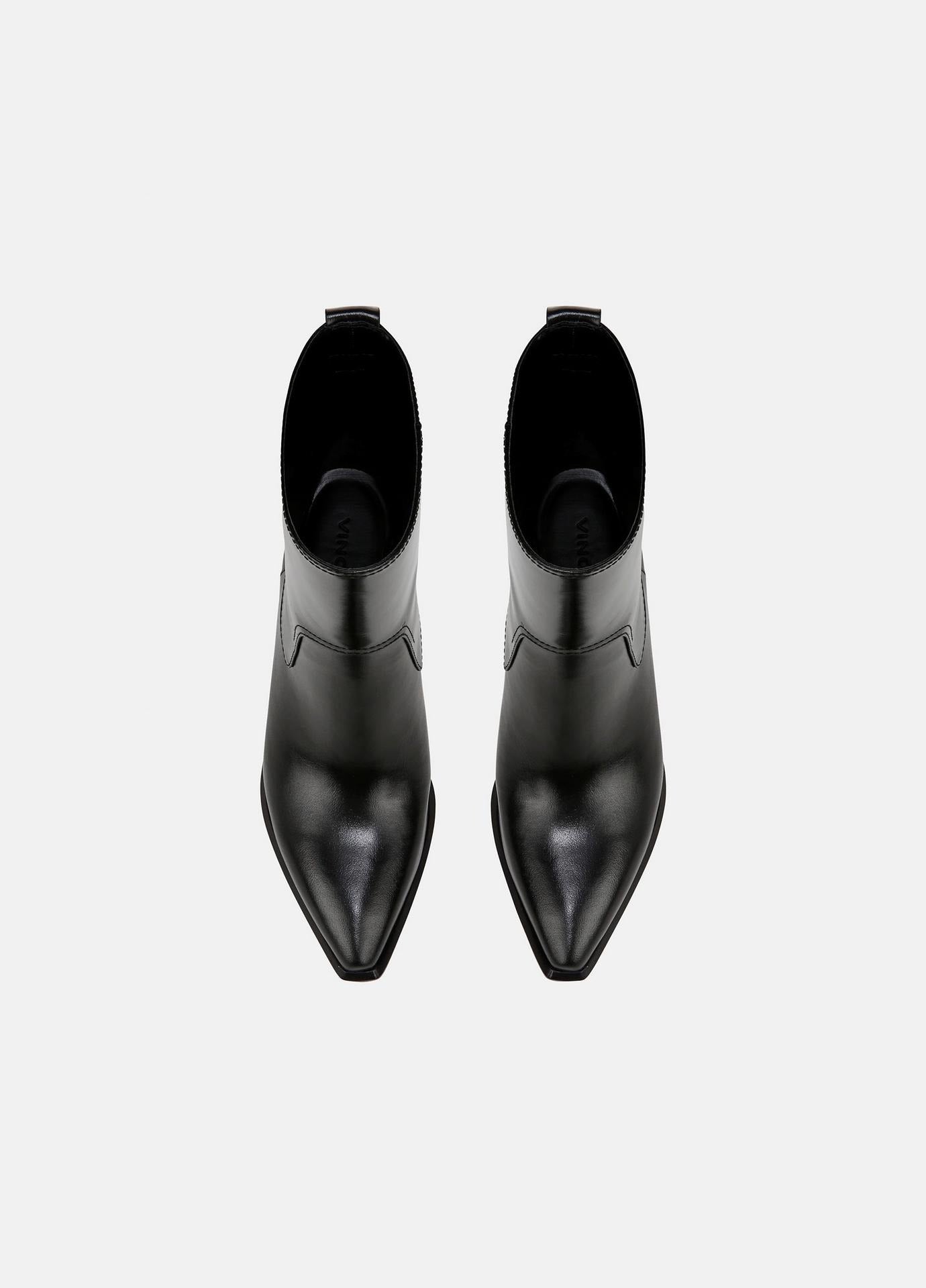 Vince Arlington Western Bootie in Black