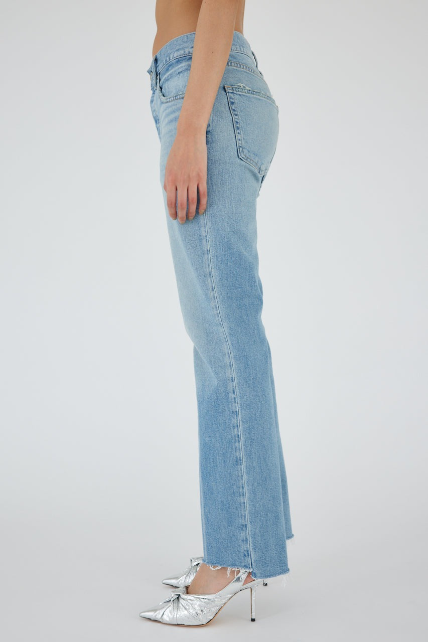 Moussy Vintage MV Cumberland Straight Jeans in Light Blue
