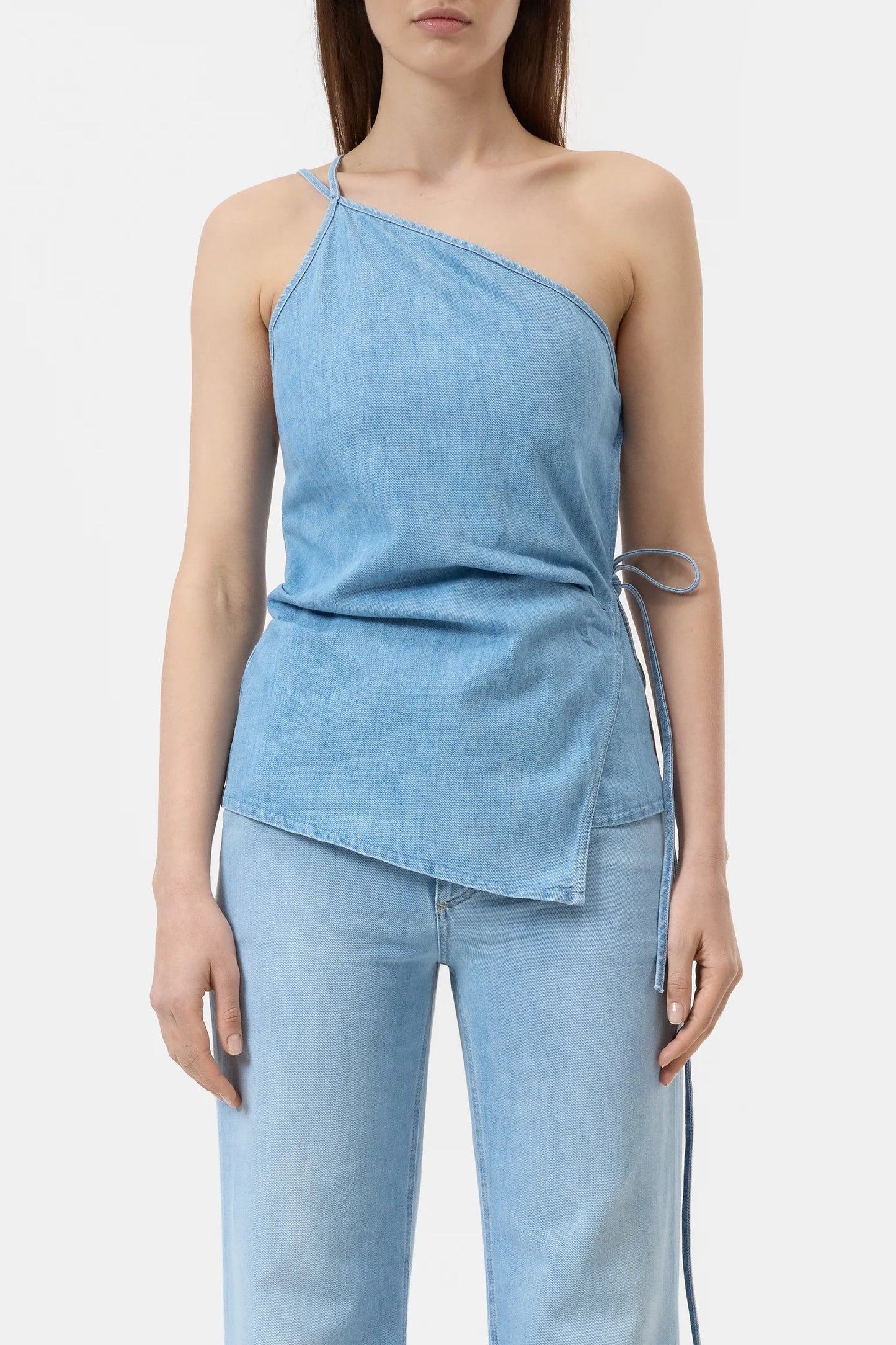 CLOSED Warp Top in Light Blue