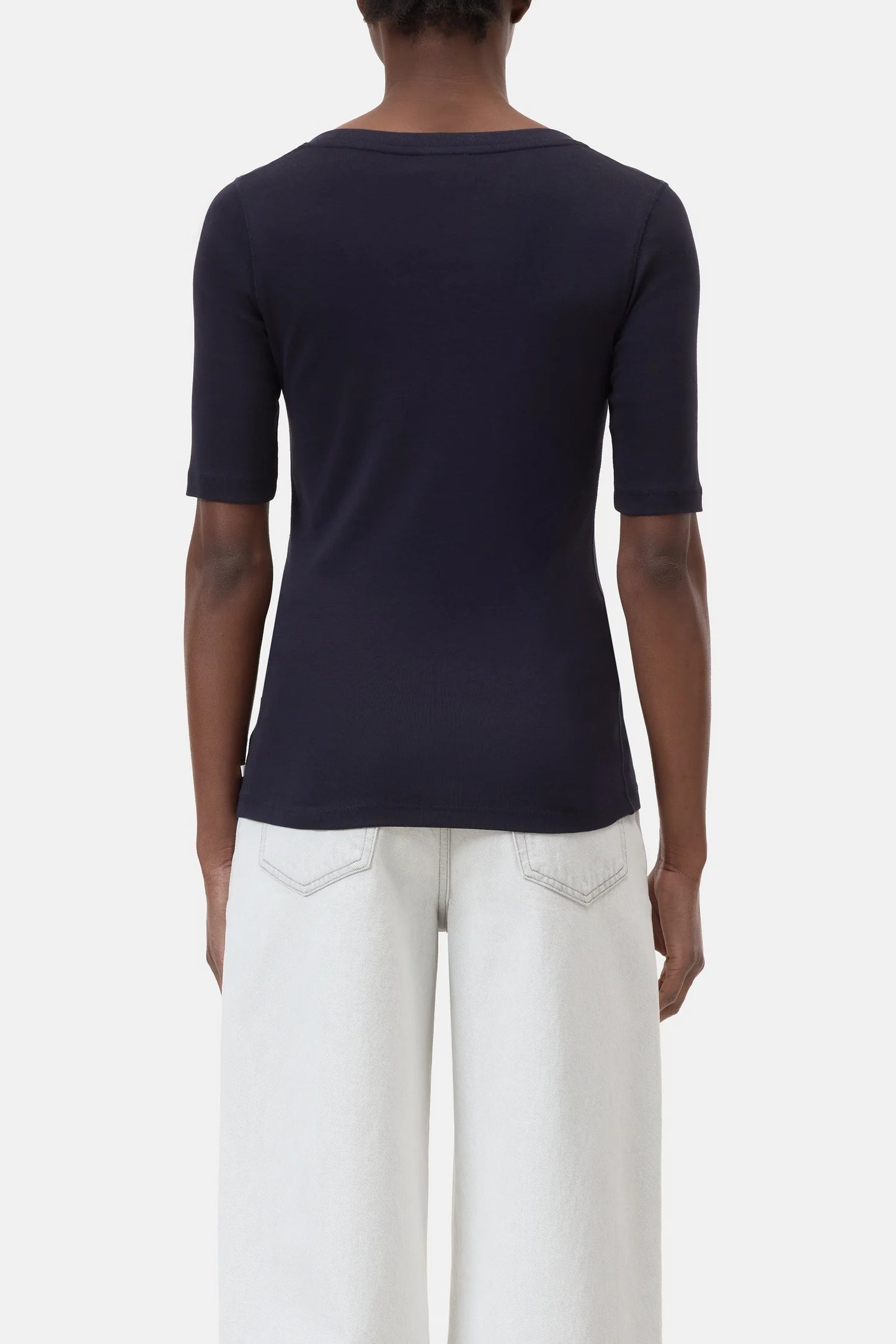 CLOSED Wide Neck Short Sleeve in Dark Night