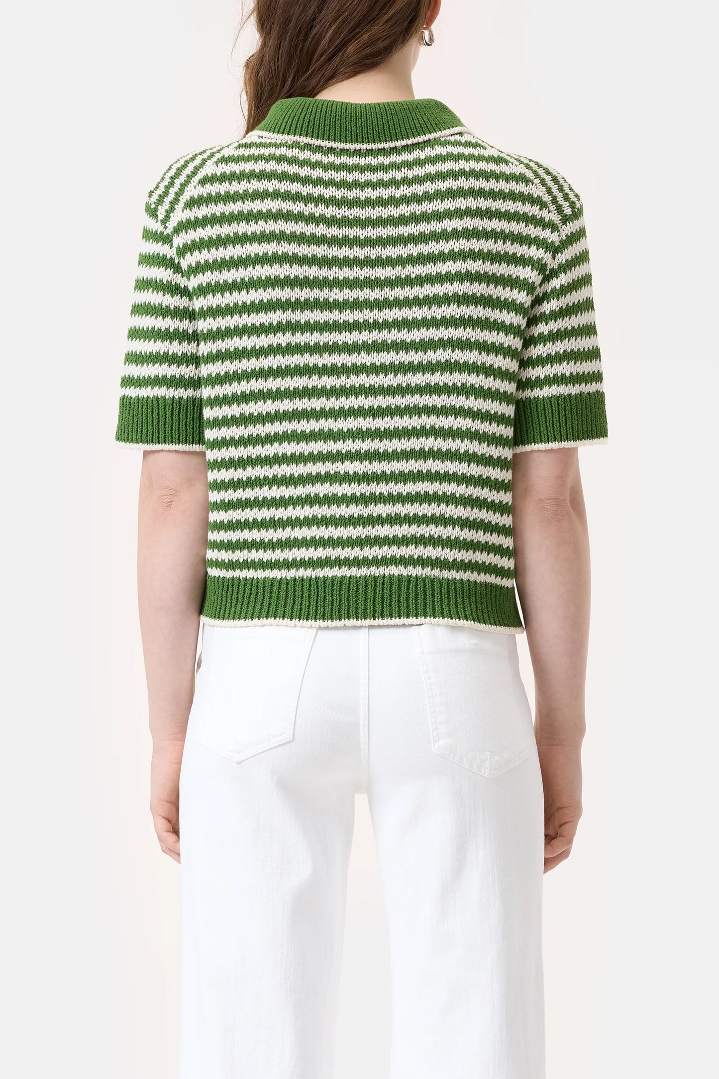 CLOSED Cardigan Short Sleeve in Matcha Green