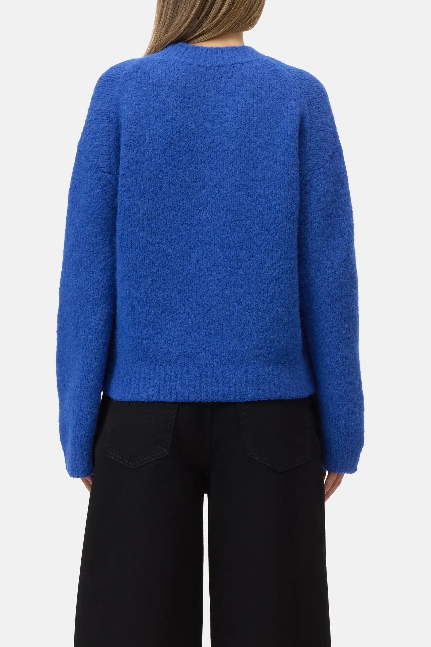 CLOSED Crew Neck Long Sleeve in Galaxy Blue