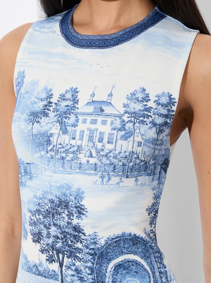 Alice + Olivia Wynell Fitted Mini Dress in Chateau