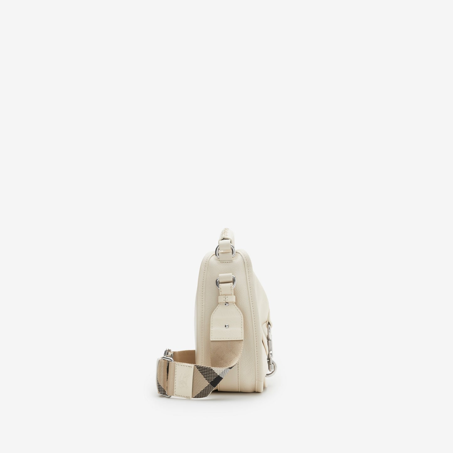 Burberry Small B Clip Messenger Bag in Soap
