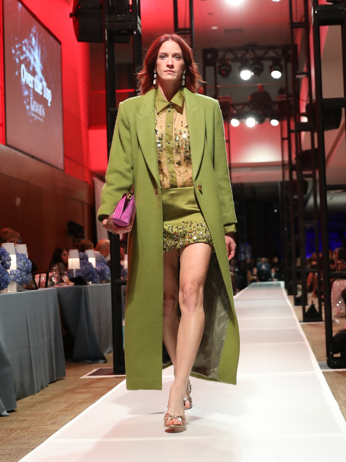 Cult Gaia Emm Coat in Chive