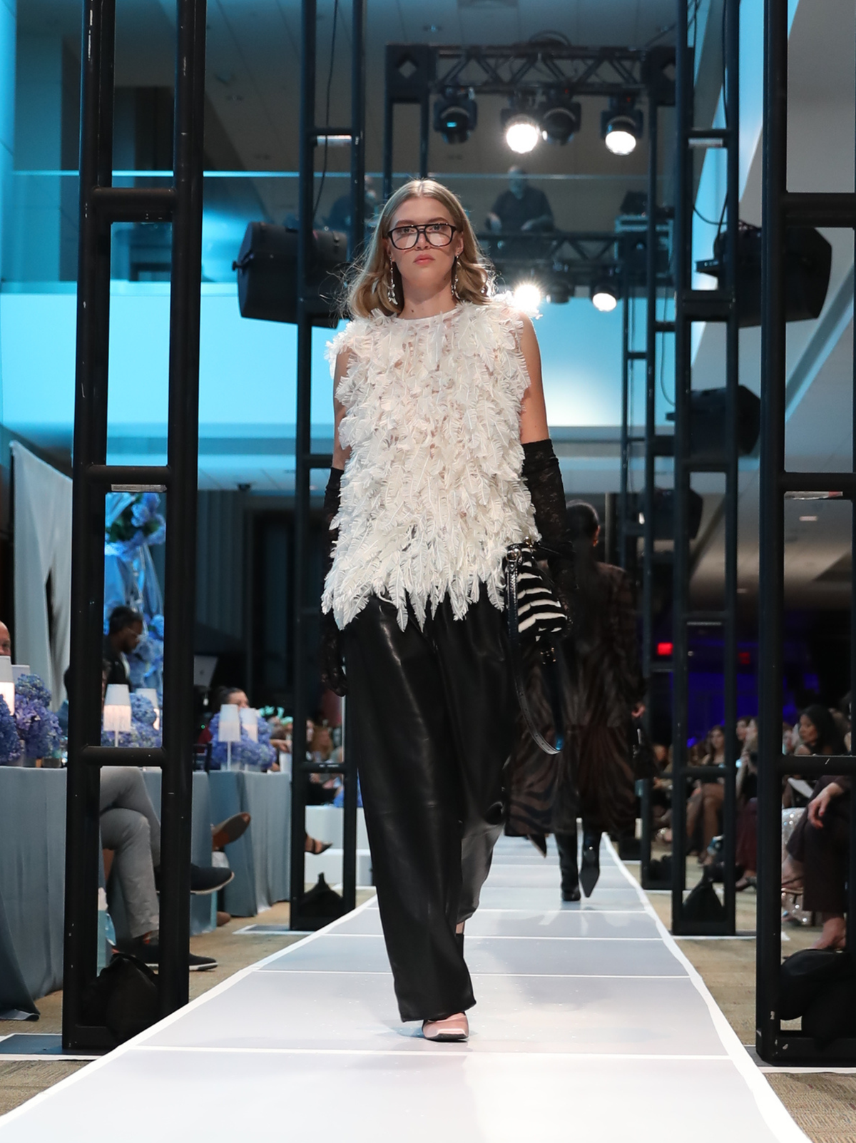 Dolce & Gabbana Medium Vittoria Shoulder and Crossbody Bag in Fur Zebra Print