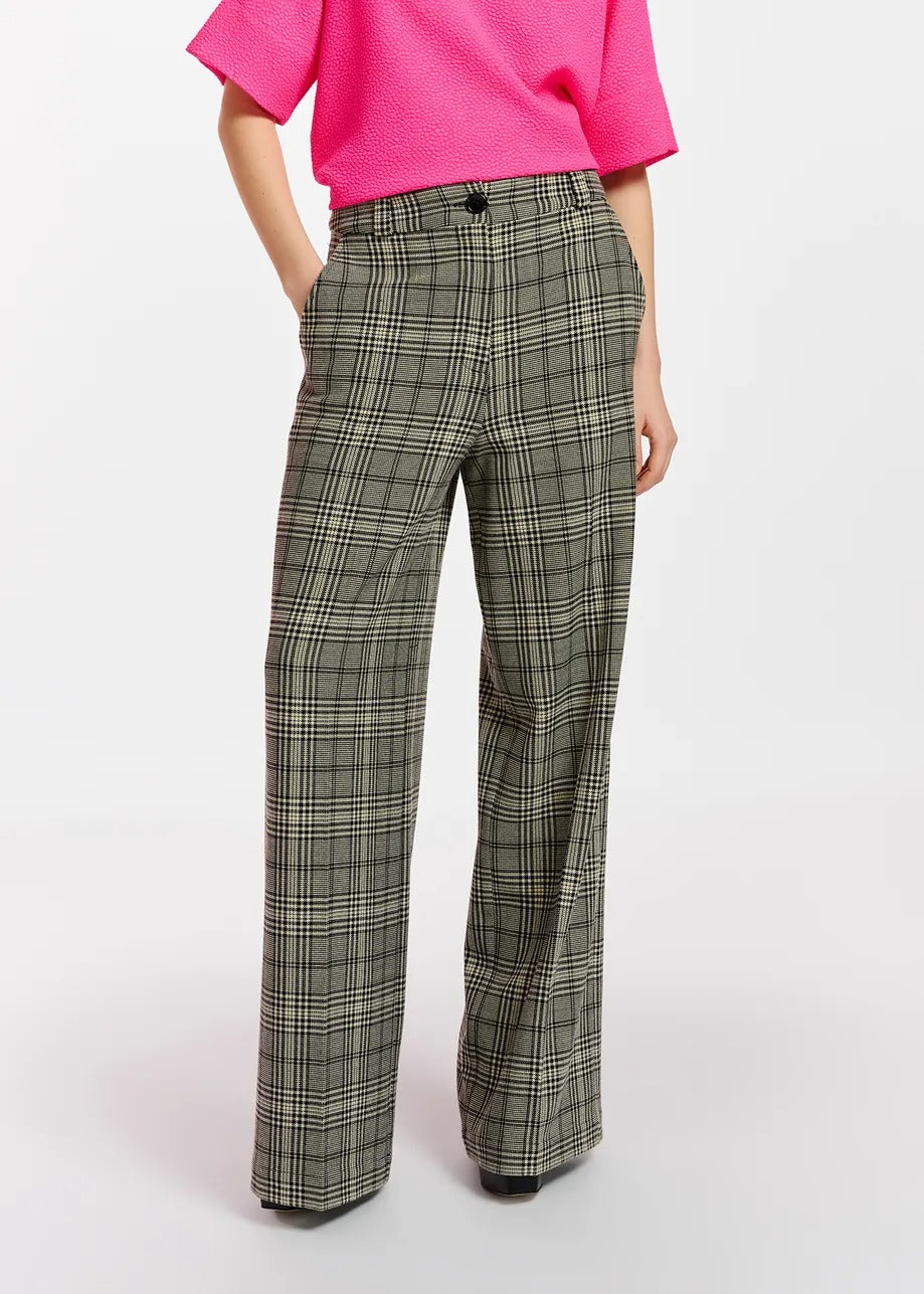 Essentiel Antwerp Elliot High Waist Pant in Black Multi
