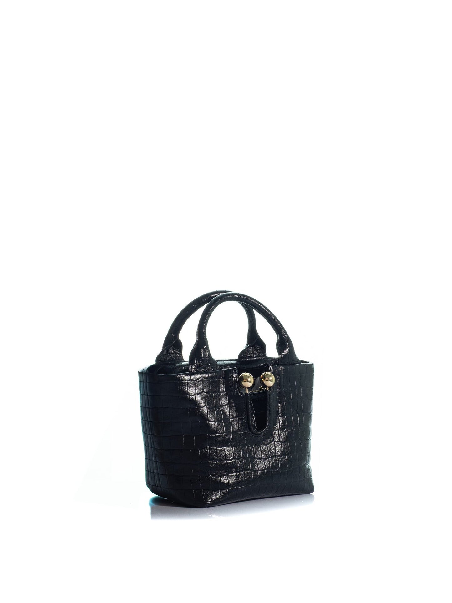 Kooreloo Milano 2.0 Midi in Black Croc