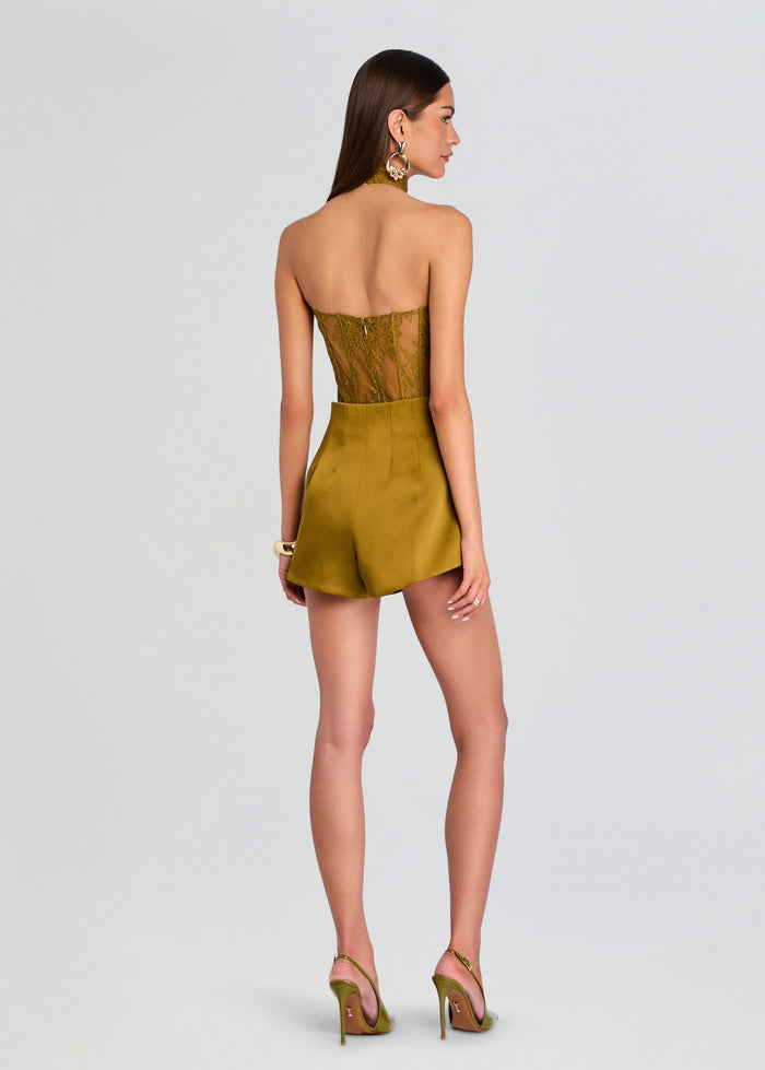 Retrofête Marie Short in Ochre