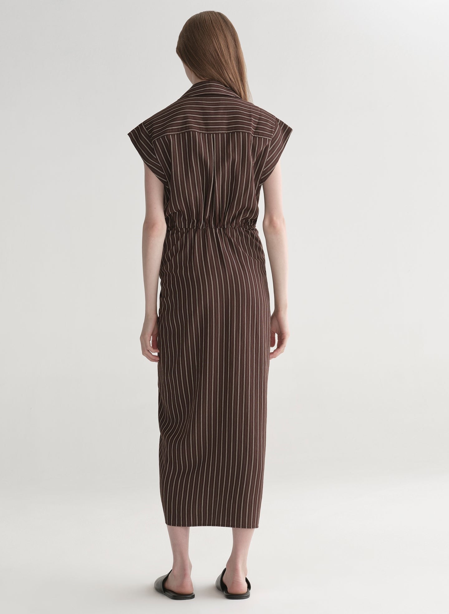 A.L.C. Emilia Dress in Ganache Stripe