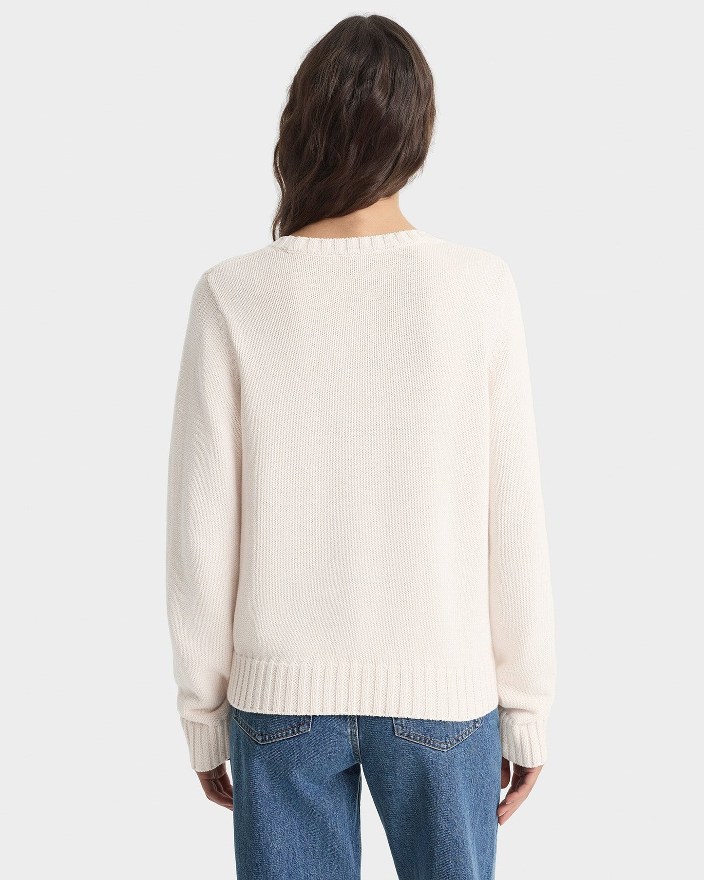 Sporty & Rich Horse Knitted Sweater in Ecru