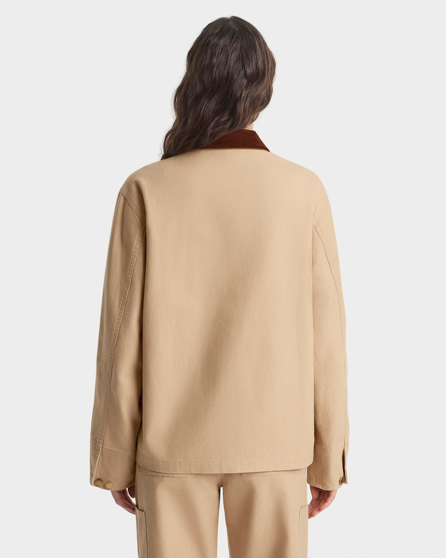 Sporty & Rich SRHWC Painters Jacket in Tan