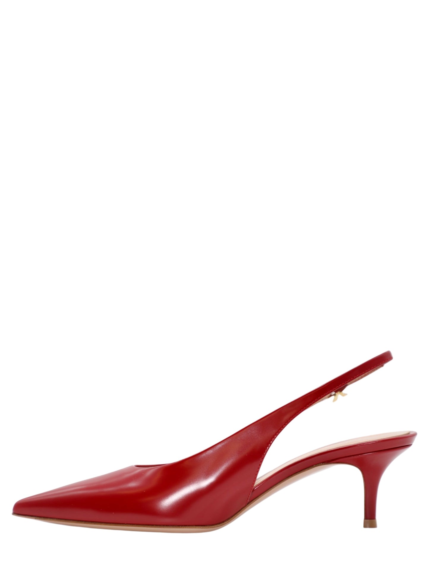 Gianvito Rossi Sling Back Pump in Rouge