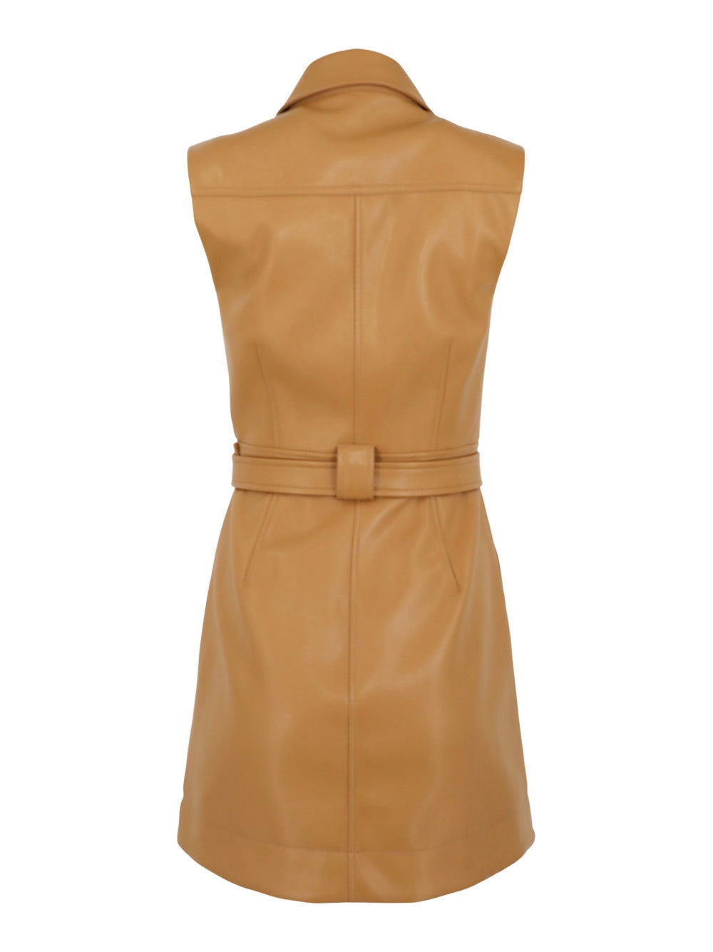 Simkhai Pax Belted Minidress in Hickory