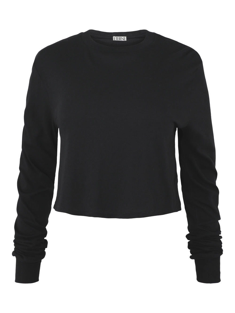 Éterne Long-Sleeve Cropped T-Shirt (More Colors)