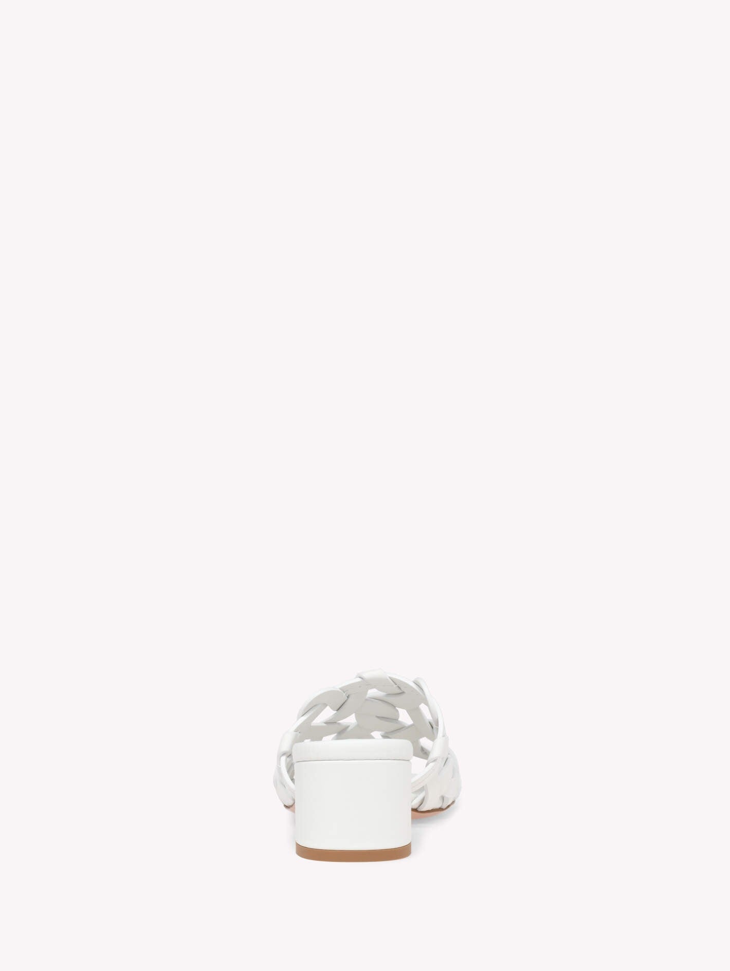 Gianvito Rossi Amalfi 45 Calf in White Bian