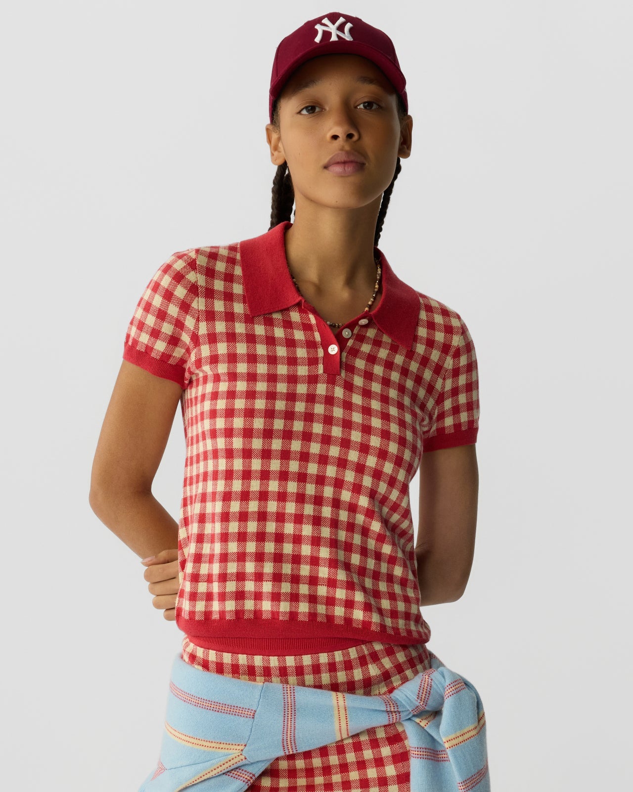 Guest in Residence Gingham Shrunken Polo (More Colors)