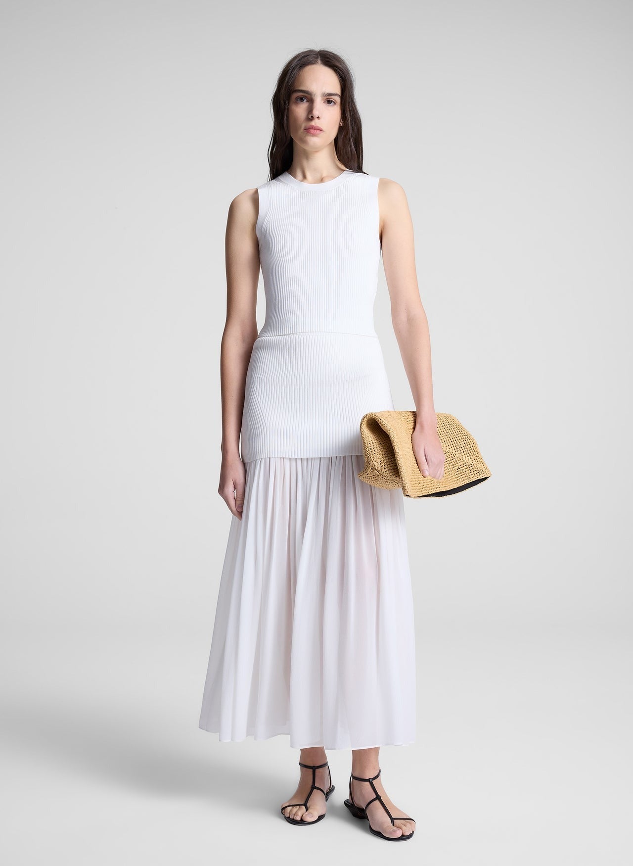 A.L.C. Hayden Skirt in Pearl
