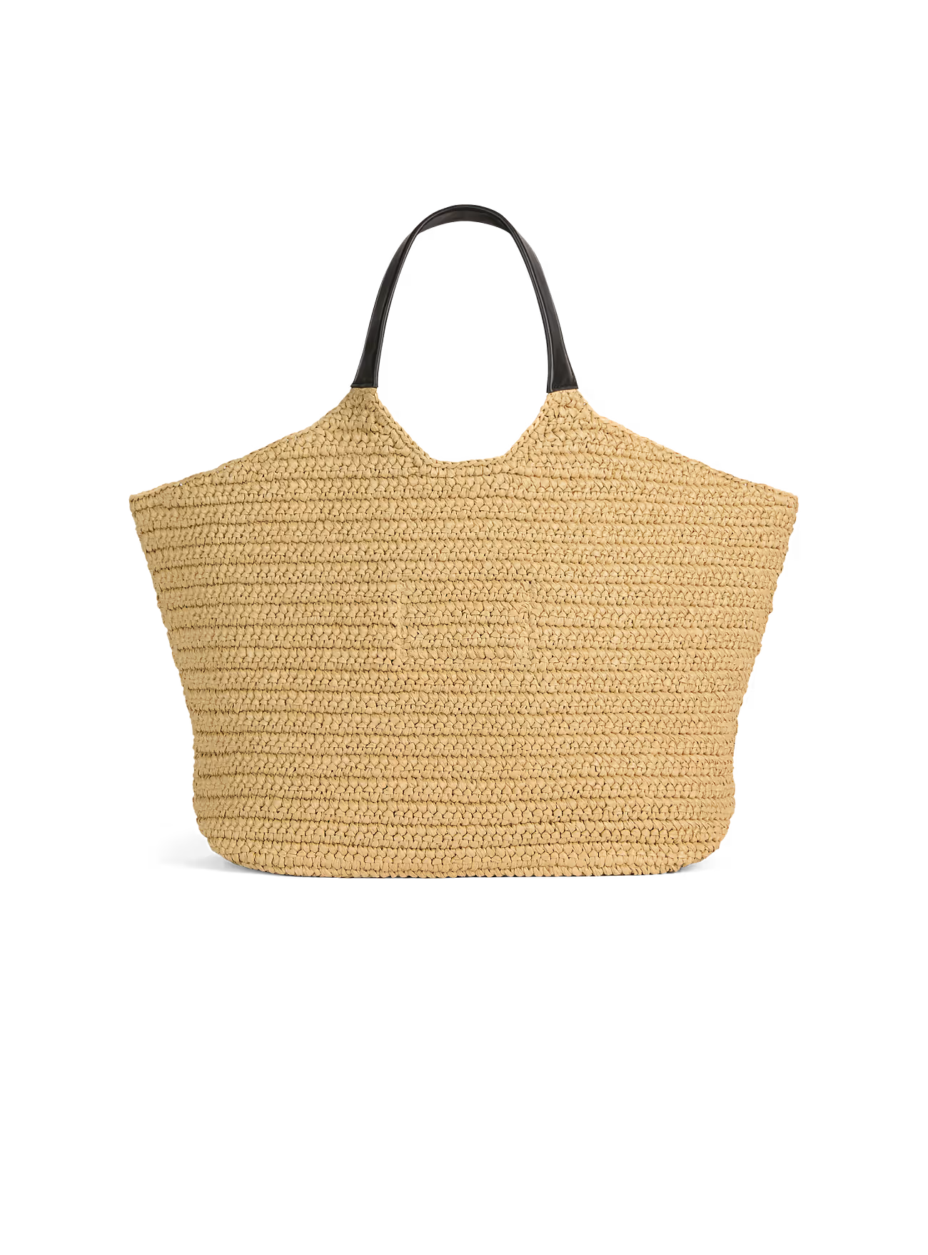 Balmain Crochet Tote Bag in Beige