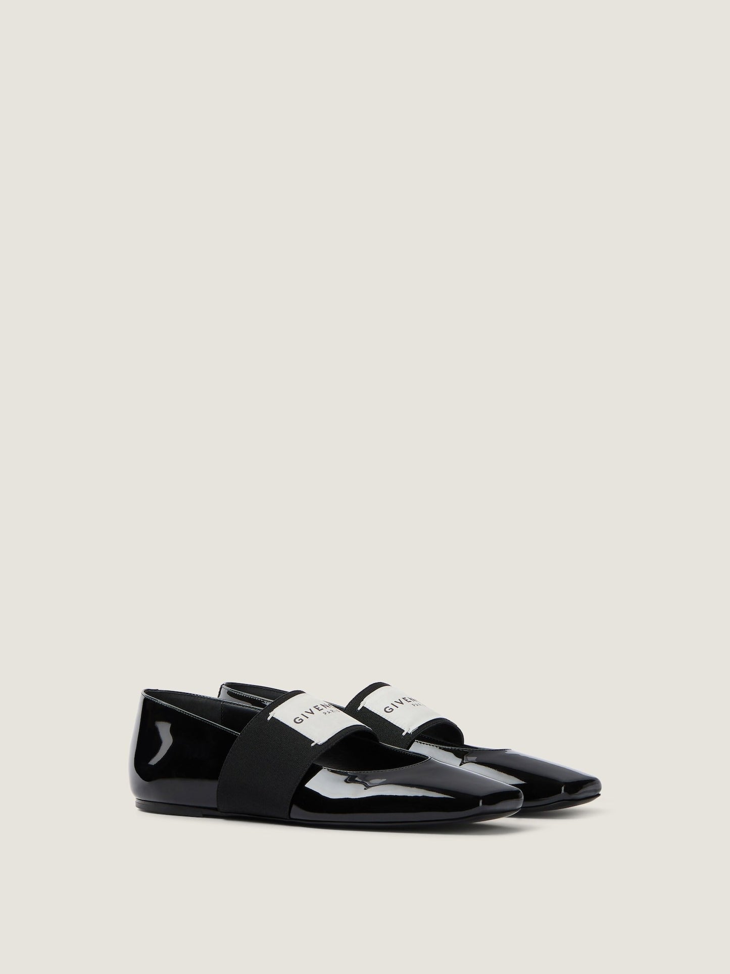 Givenchy Sliced Square Ballerina in Black