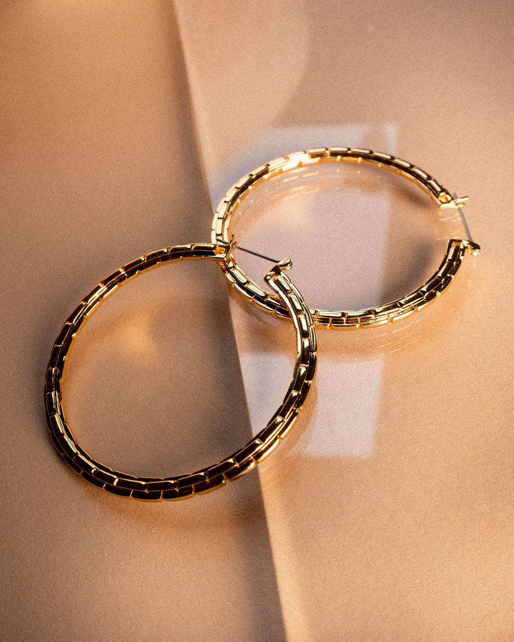 Luv AJ The Chloe Chain Hoops (More Colors)