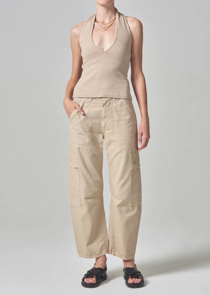 Citizens of Humanity Marcelle Low Slung Cargo Pants in Tao Sand