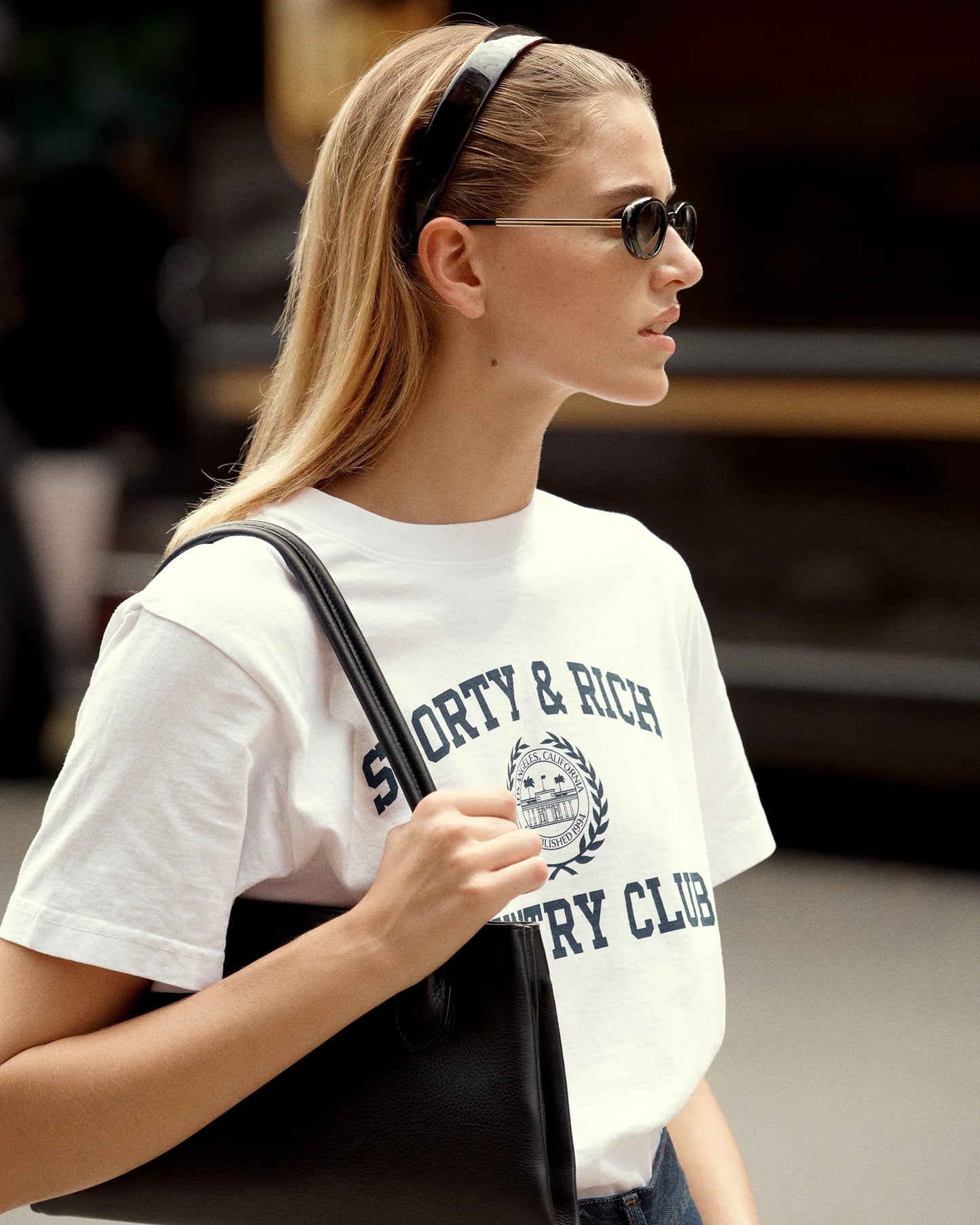 Sporty & Rich Varsity Crest T-Shirt