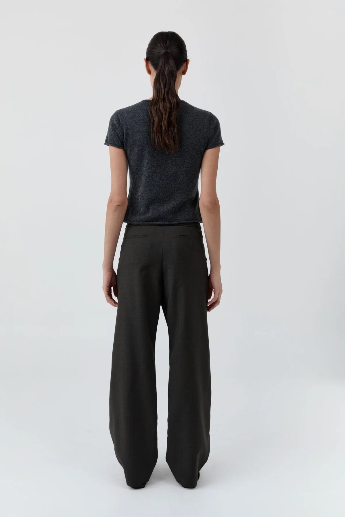 St. Agni Wrap Rouleau Pants in Umber