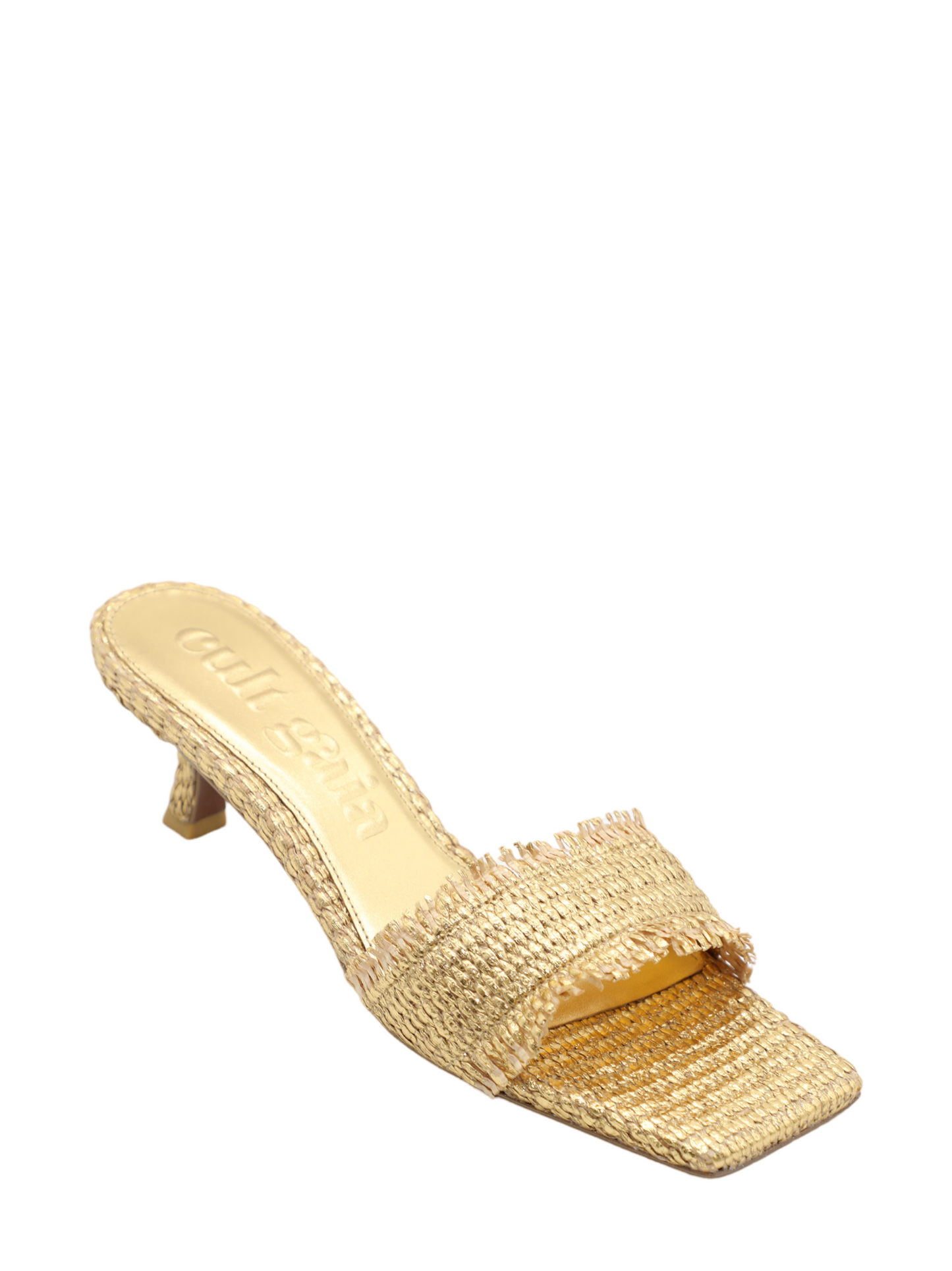 Cult Gaia Ada Sandal in Gold