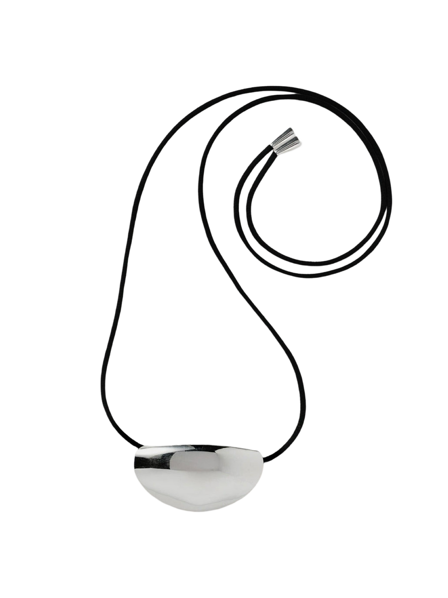 Annika Inez Horizontal Spoon Pendant in Silver