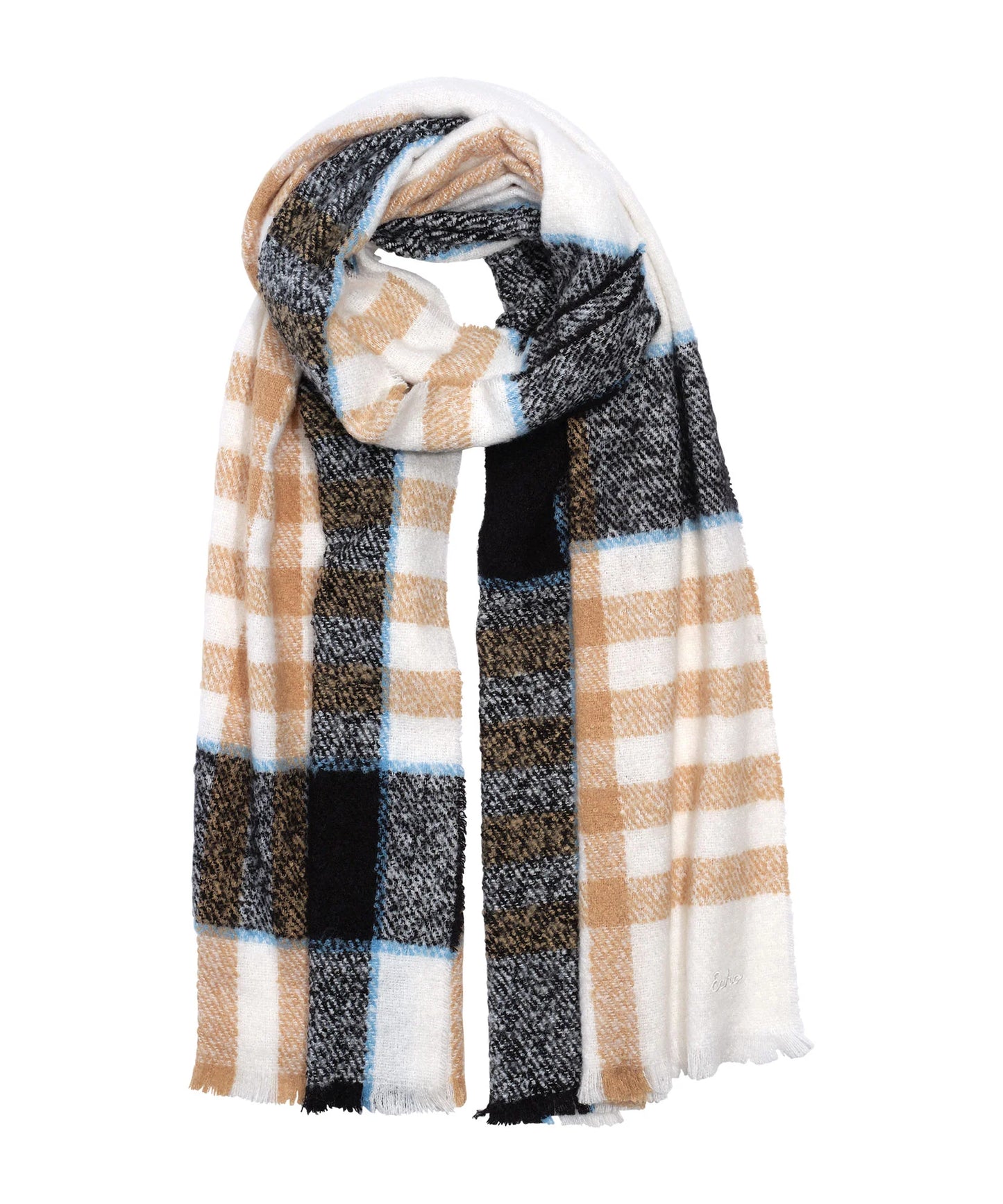Echo Buzzy Plaid Card Scarf (More Colors)