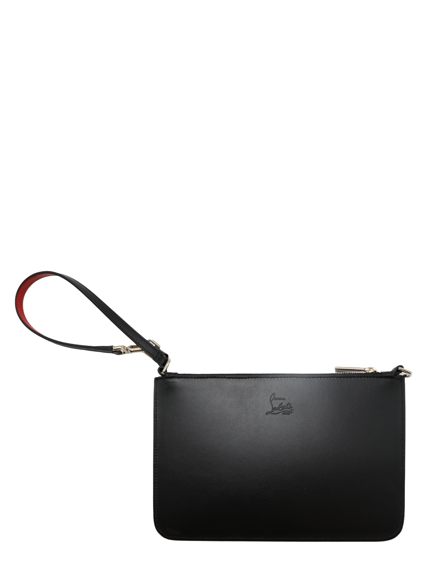 Christian Louboutin Loubi54 Flat Pouch in Black | In-Store Only