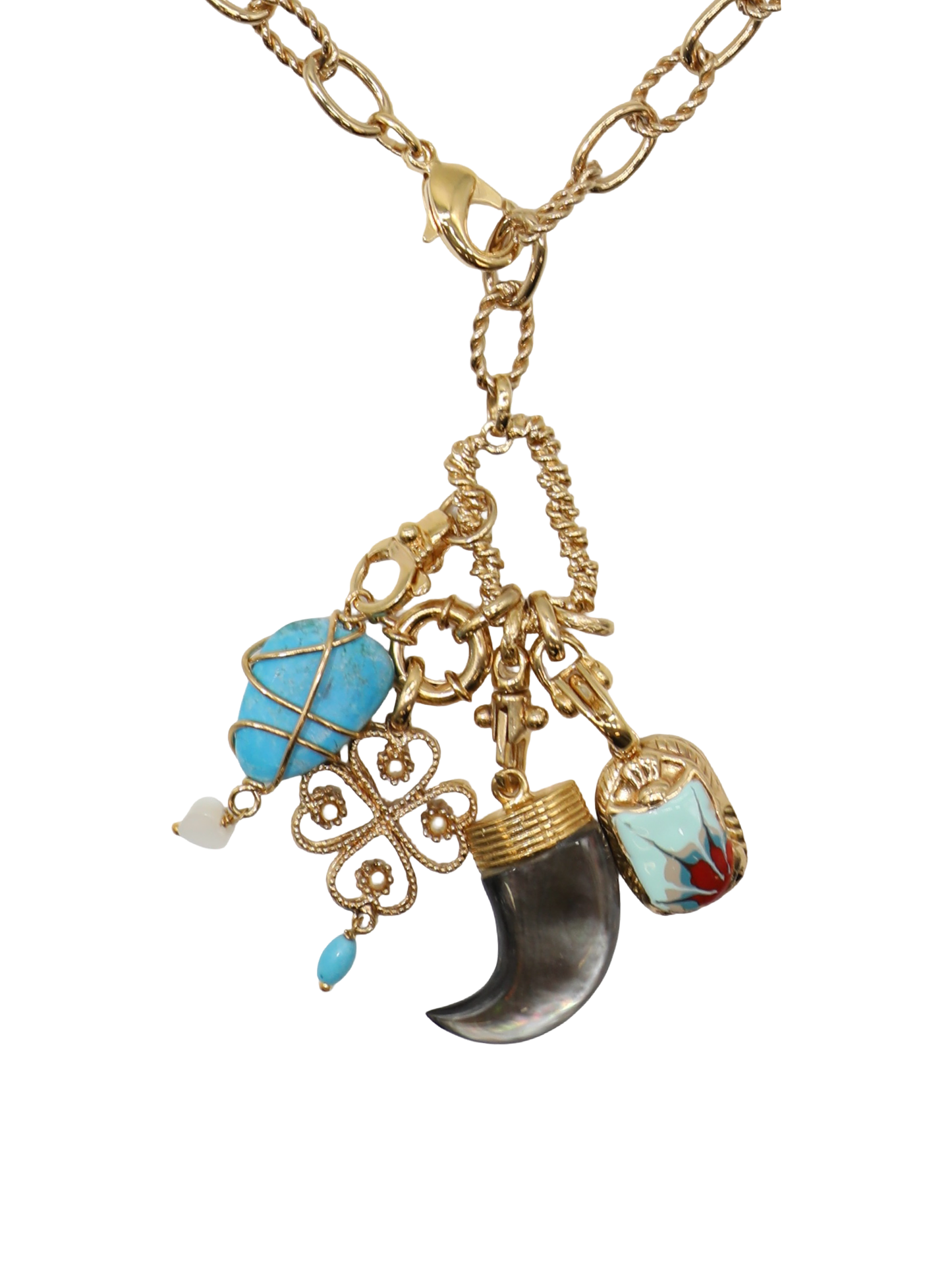 Gas Bijoux Constantine Charm Necklace