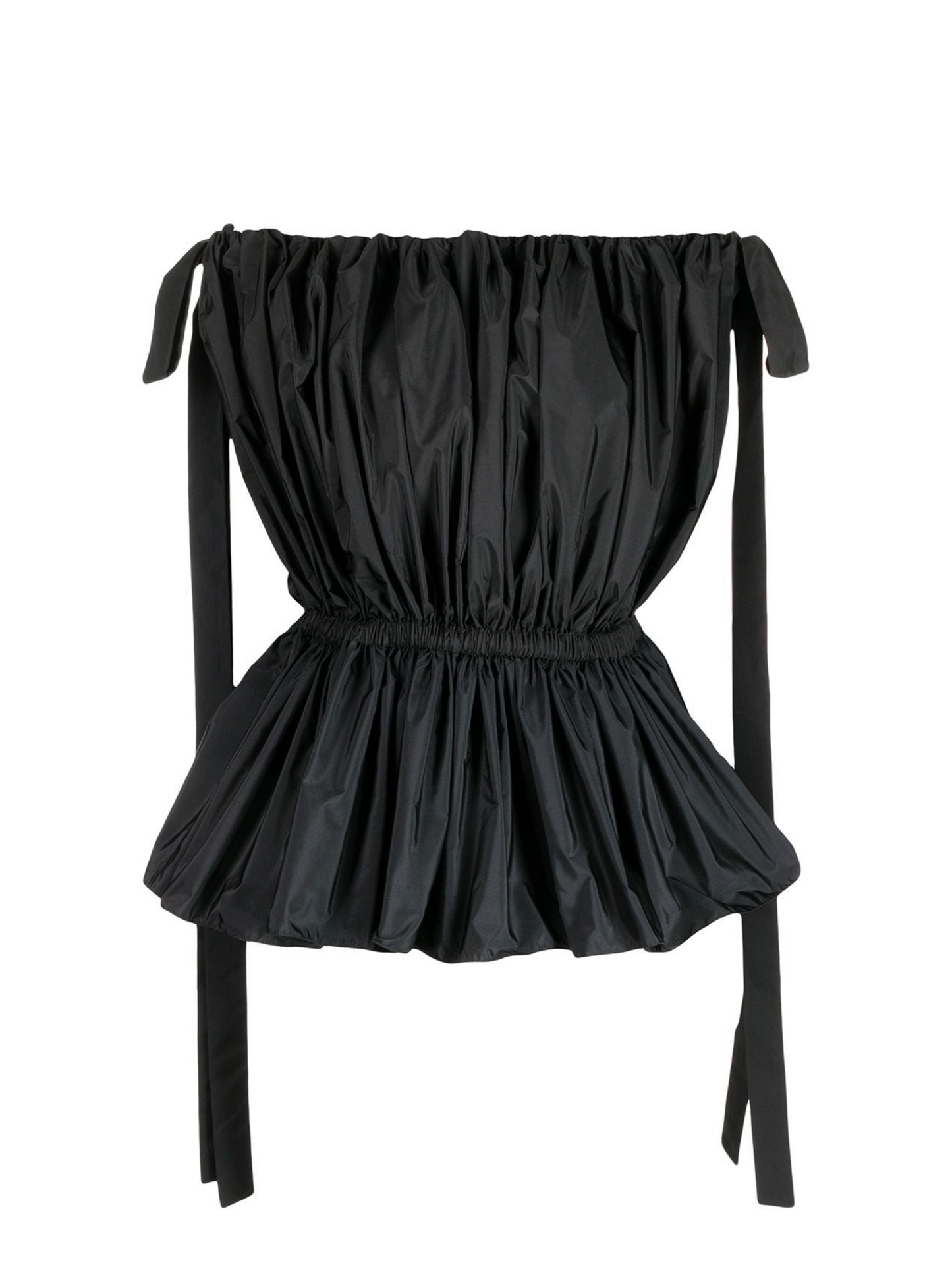 Alexander McQueen Off-Shoulder Bombe BK Top