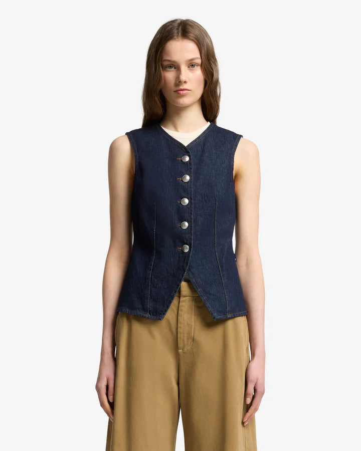 7 For All Mankind Lady Vest in Smoove